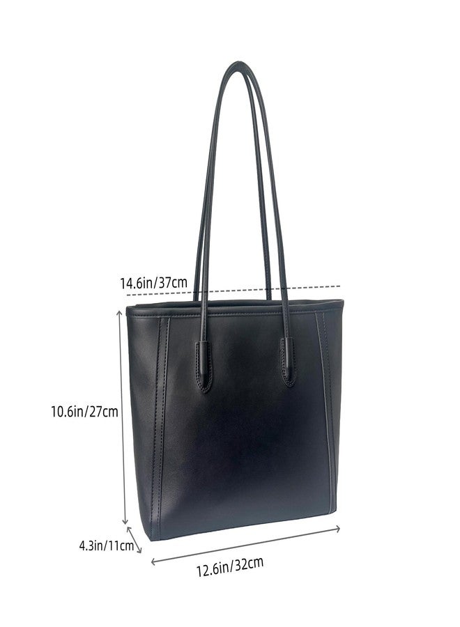 Eiyye Vegan Leather Tote Bag for Women Large Work Purse with Zipper Lightweight Shoulder Bag Stylish Office Handbag for Travel or Everyday Use - Image 2